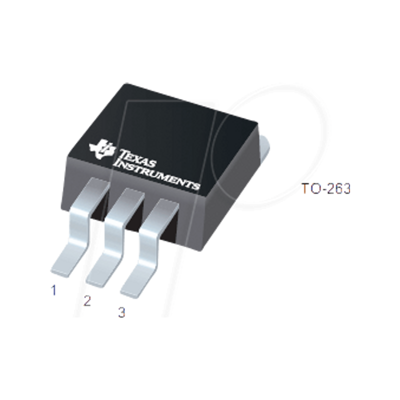 LDO voltage regulator, fixed, 3.3 V, 1.5 A, TO-263-3
