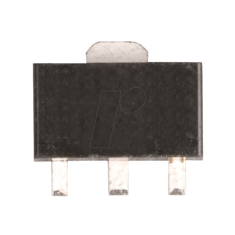 Voltage regulator, Ui:30 V, Uo: 5 V, 100 mA, SOT-89