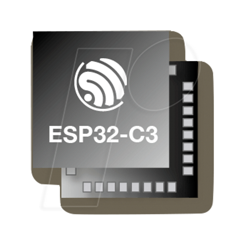 ESP32-C3 SoC, WiFi & BLE, 3.3 V, QFN-32 (5x5mm)