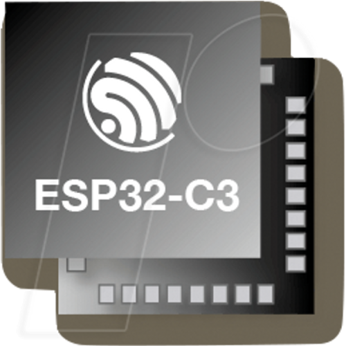 ESP32-C3 SoC, WiFi & BLE, 3.3 V, QFN-32 (5x5mm)