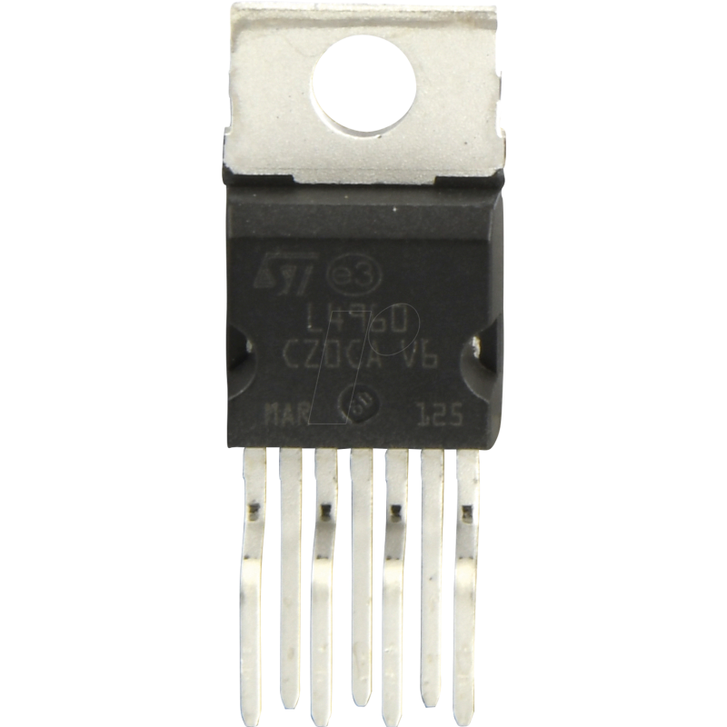 Step-down, adj., 9 ... 46 V, 5 ... 40 V, Heptawatt-7