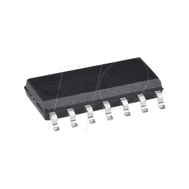 Operational amplifier,1 MHz, 0.6 V/µs, 3V to 32V, SO-14
