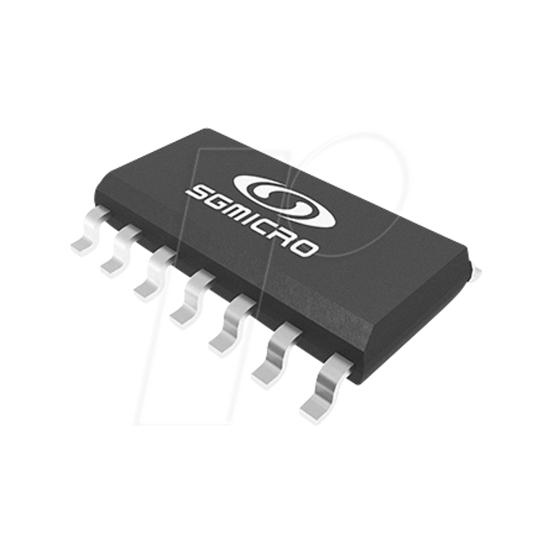 Quad operational amplifier, 3.0 - 32V, 1.1MHz, 0.35 V/µs, SO-14