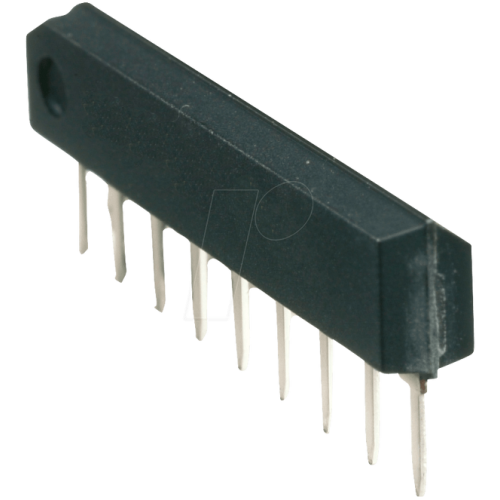 Operational amplifier, dual, 120 MHz, SIL-9