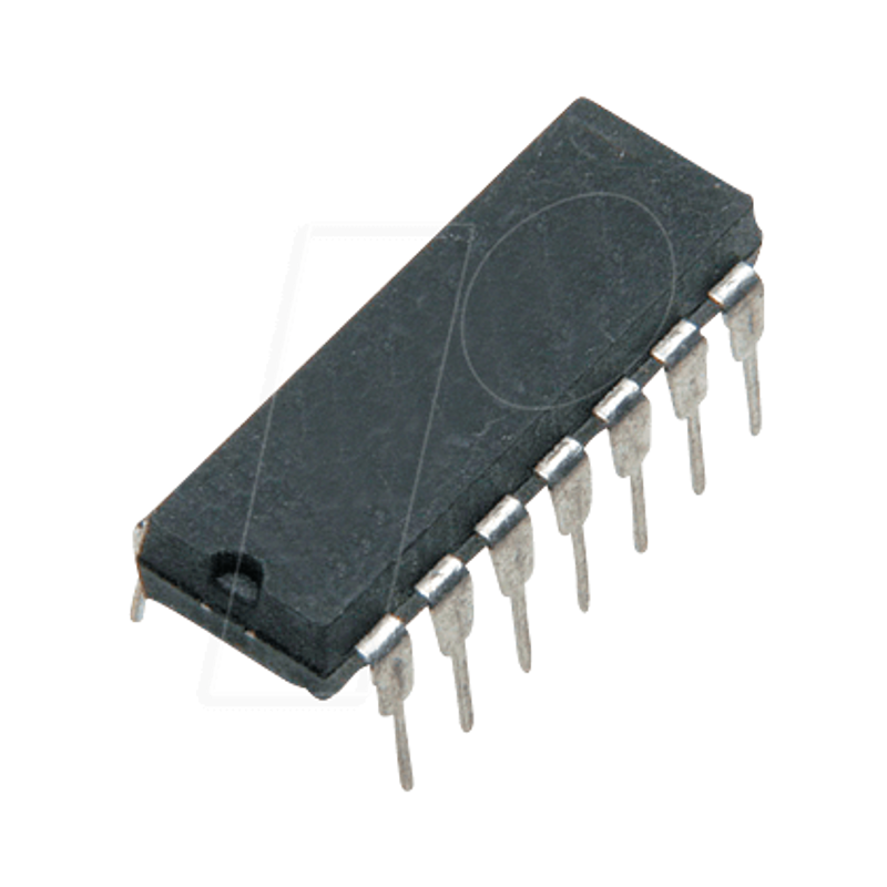 Operational amplifier, 4-fold, 0.43 V/µs, DIP-14