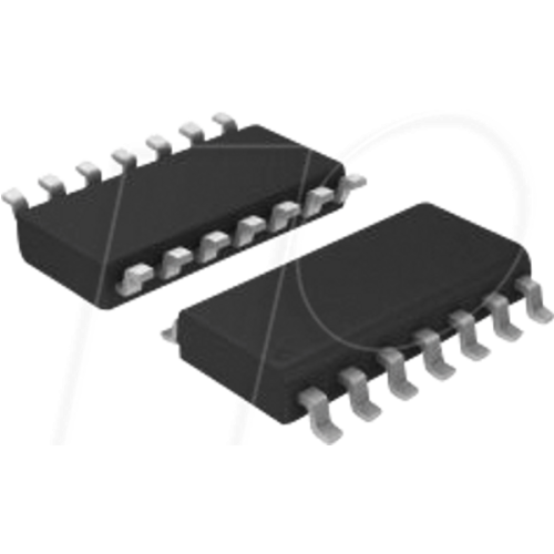 Quad operational amplifier, 1.3MHz, 3 -30V, SO-14