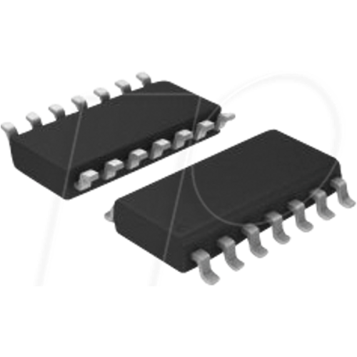 4-way operational amplifier, 1.3MHz, 3 - 30 V, SO-14