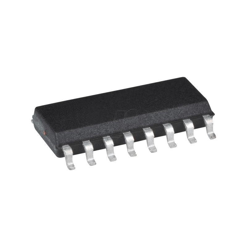 10-bit serial A/D converter, 8-channel, 2.7V, SPI, SO-16