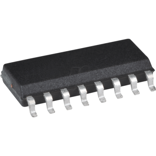 10-bit serial A/D converter, 8-channel, 2.7V, SPI, SO-16