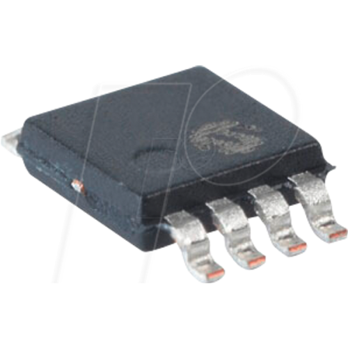 D/A converter, 10-bit, 1-channel, SPI, 2.7 ... 5.5 V, MSOP-8