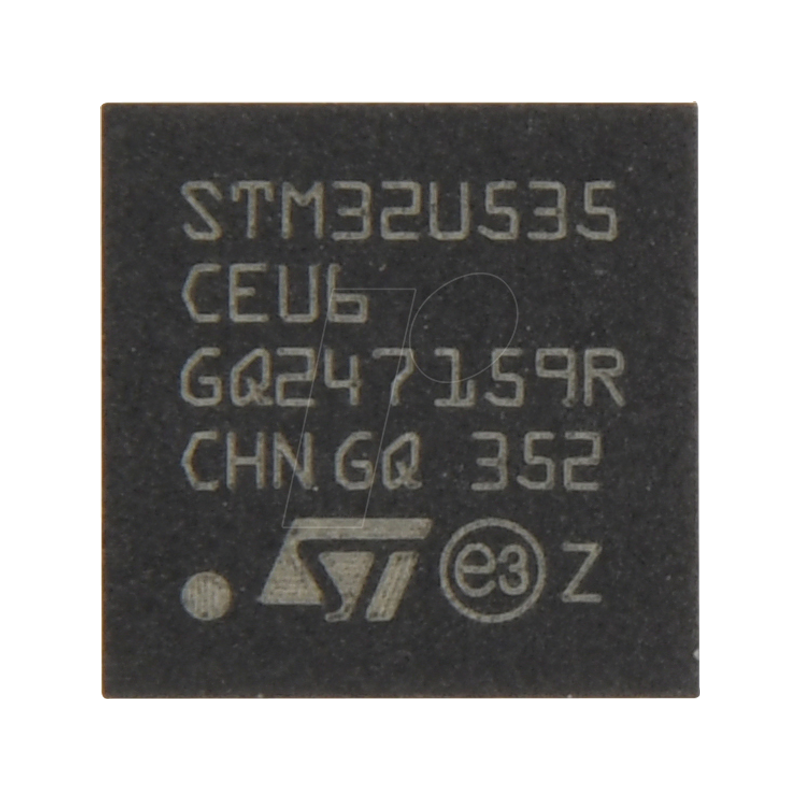 Microcontroller, Cortex M33, 512KB Flash, UFQFPN-48