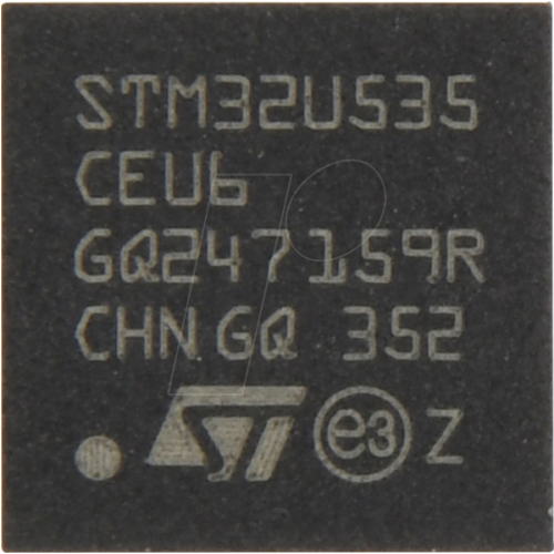 Microcontroller, Cortex M33, 512KB Flash, UFQFPN-48
