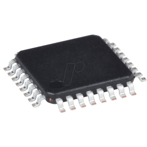 8-bit ATMega AVR microcontroller, 32 KB, 20 MHz, TQFP-32