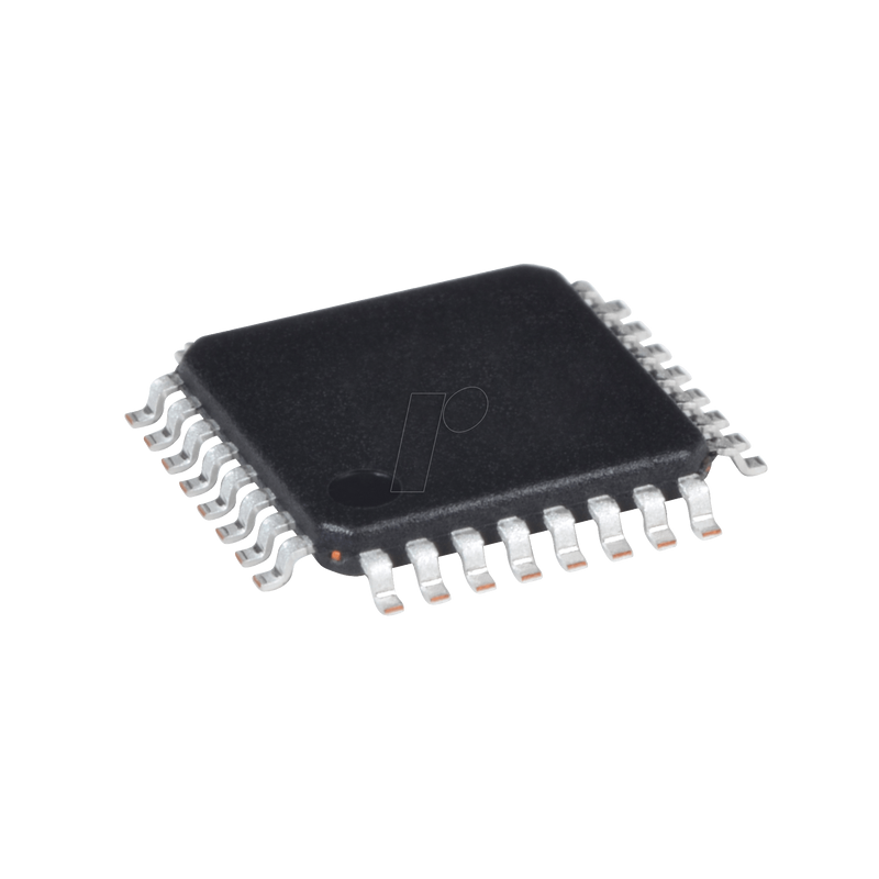 8-bit ATMega AVR microcontroller, 32KB, 20 MHz, TQFP-32 taped