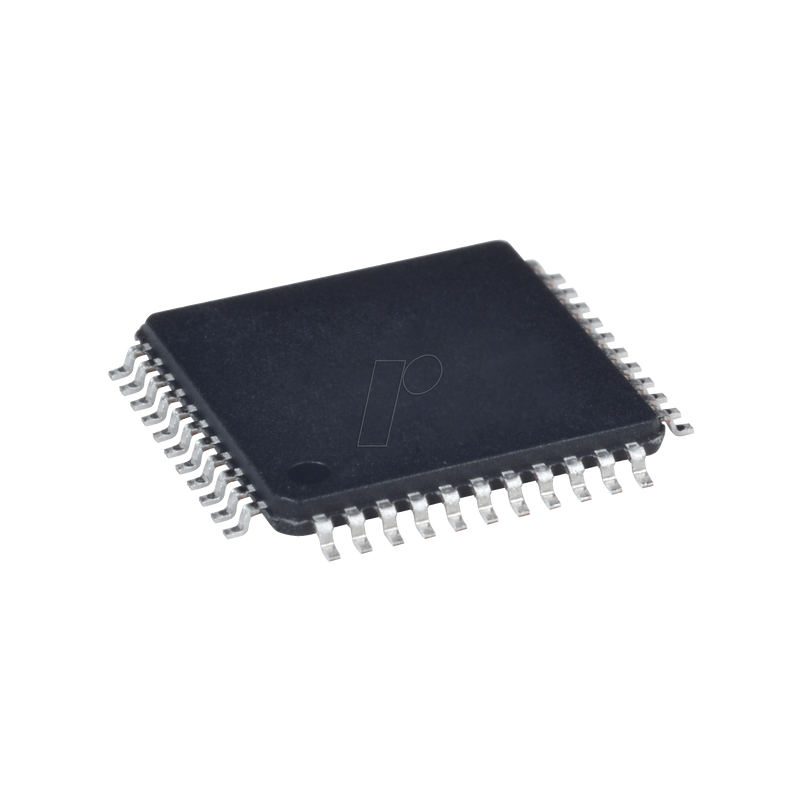 8-bit PIC microcontroller, 28 KB, 32 MHz, 2.3 - 5.5 V, TQFP-44