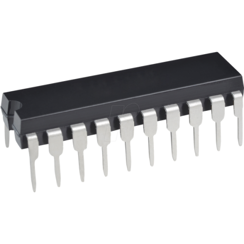 8-bit ATtiny AVR-RISC microcontroller, 2 KB, 20 MHz, PDIP-20