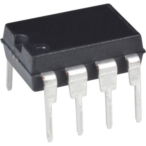 8-bit ATTiny AVR RISC microcontroller, 2 KB, 20 MHz, PDIP-8