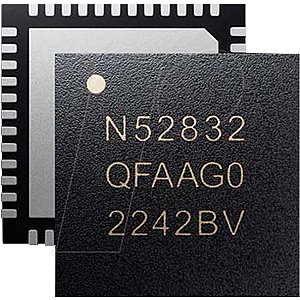 Bluetooth 5 SoC, CortexM4, 2 Mbps, QFN-48