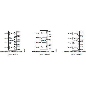 Analogue switch, 4 channels, SPST, 4.5 ... 5.5 V, SO-16