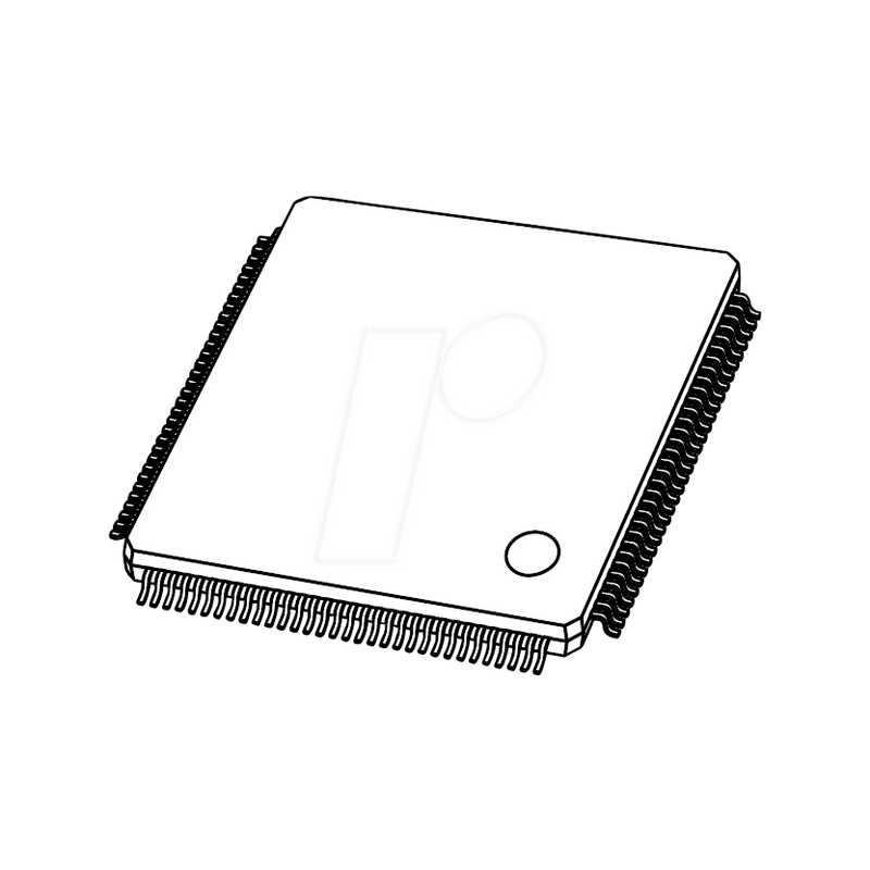LCD controller, STN/TFT, 800x600px, QFP-128