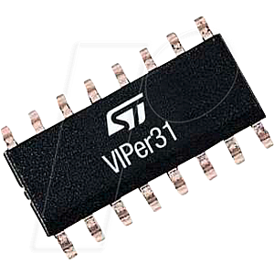 AC/DC offline high-voltage converter, 132 KHz, 850 mA, SO-16