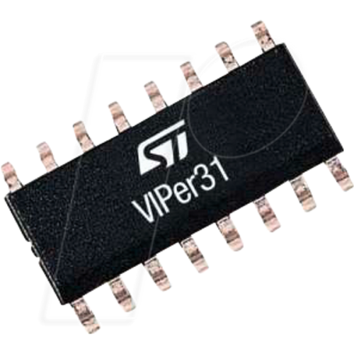AC/DC offline high-voltage converter, 60 KHz, 850 mA, SO-16