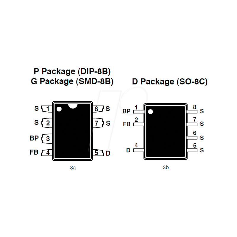AC/DC offline switch, 85-265 VAC, 120mA, SO-8C-7