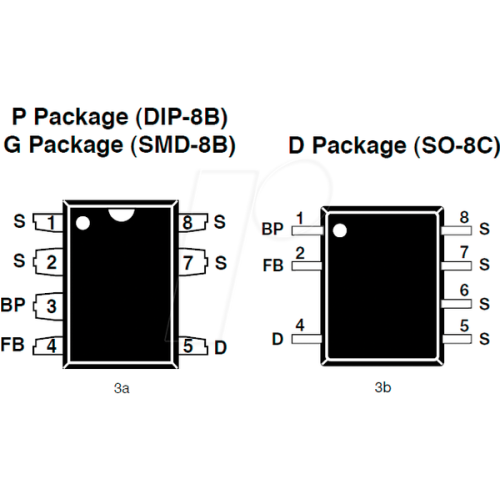AC/DC offline switch, 85-265 VAC, 120mA, SO-8C-7