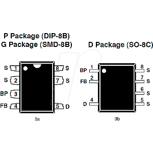AC/DC offline switch, 85-265 VAC, 120mA, SO-8C-7