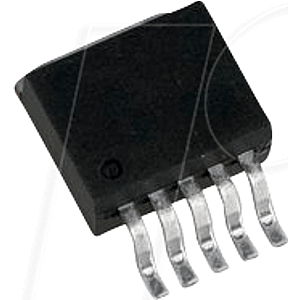 Step-down switching regulator, adj., 4-40 Vin, 1.23-37 Vout, 1 A