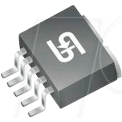 Step-down regulator, Adj, 3A, 4.5-40Vi, D²Pak-5