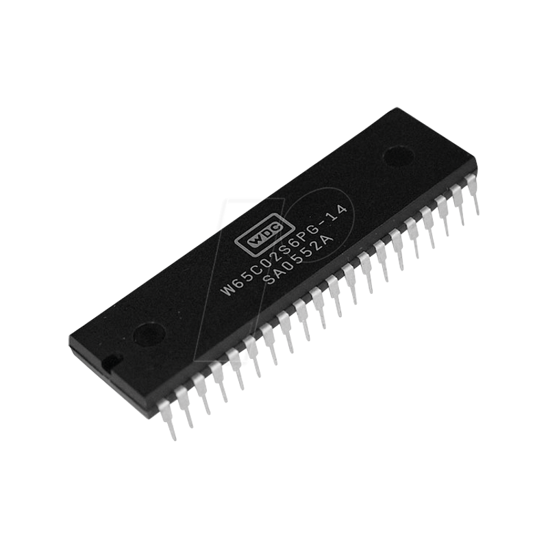 8-bit 65x microprocessor, 14 MHz,1.8-5.25 V,PDIP-40