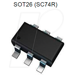 LED driver, constant current regulator, 40 V, 500 mA, SOT-26