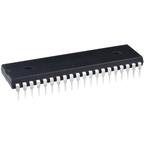 LCD display driver, 4-digit, non-multiplex, 7 segment, DIP-40