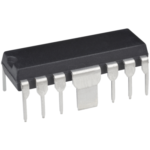 Motor driver, 2-fold, DIL-12F